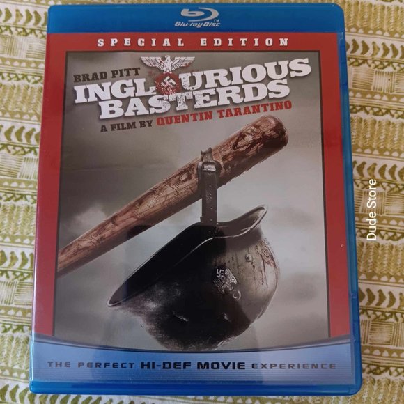 INGLOURIOUS BASTERDS - Featuring: Brad Pitt - 2009 Release - Blu-Ray - Picture 1 of 3